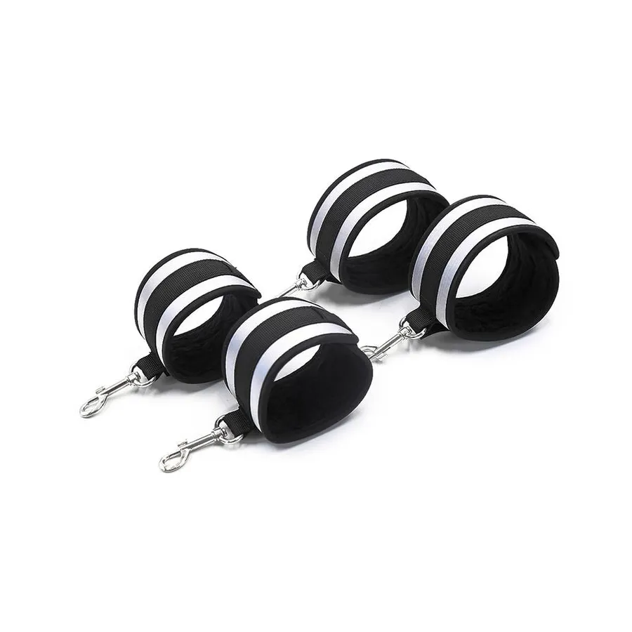 OHMAMA FETISH GREY WRIST CUFFS