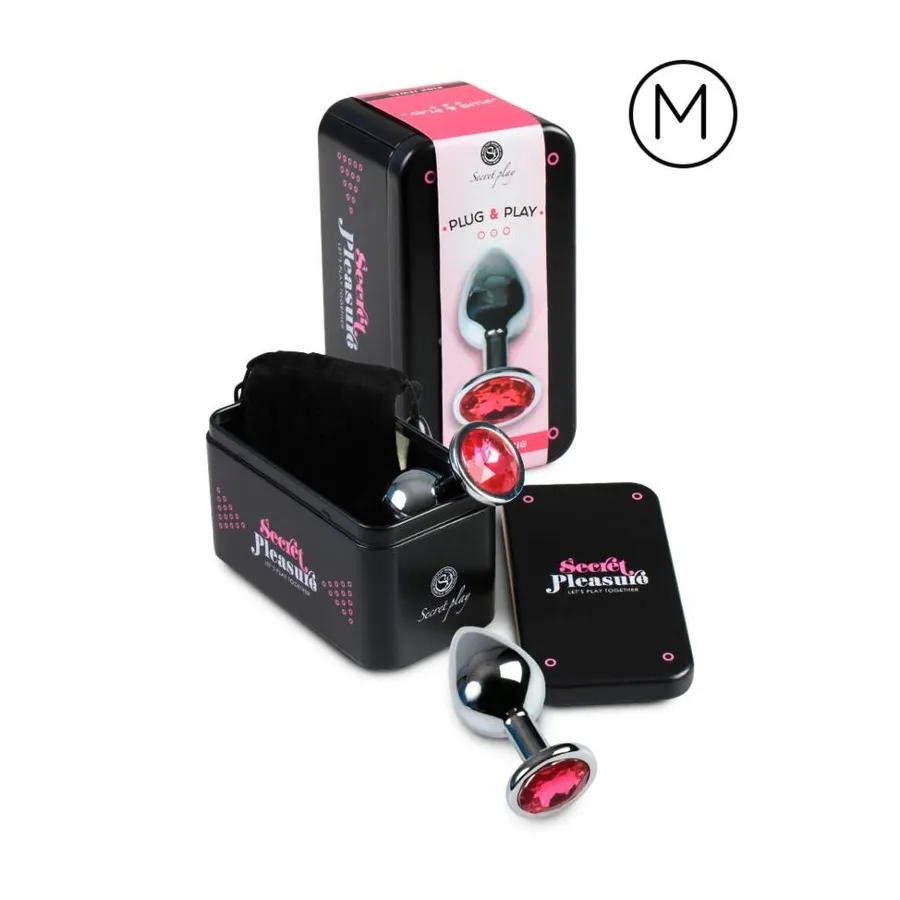 SECRETPLAY - PLUG ANAL FUCHSIA 8 CM