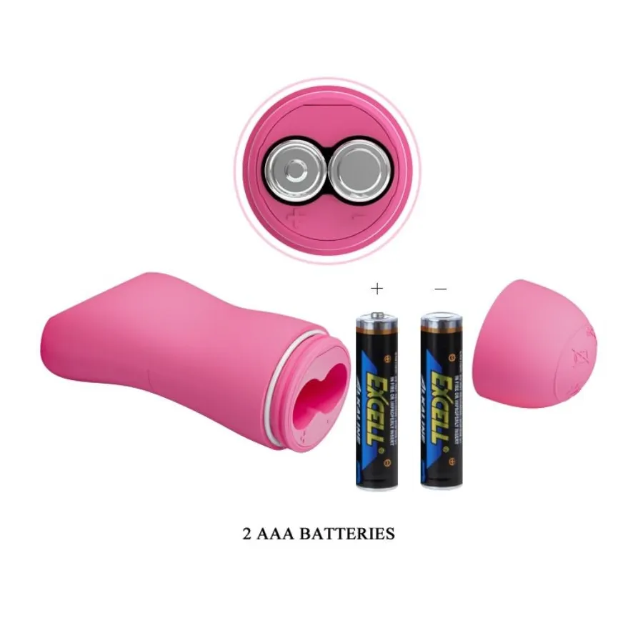 ROMANTIC WAVE VIBRATING AND ELETRIC SHOCK NIPPLE CLAMPS FUCHSIA