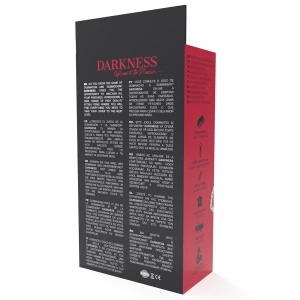 DARKNESS - ОЖЕРЕЛЬЕ ИЗ ВЫСОКОКАЧЕСТВЕННОЙ КОЖИ С ПОВОДКОМ