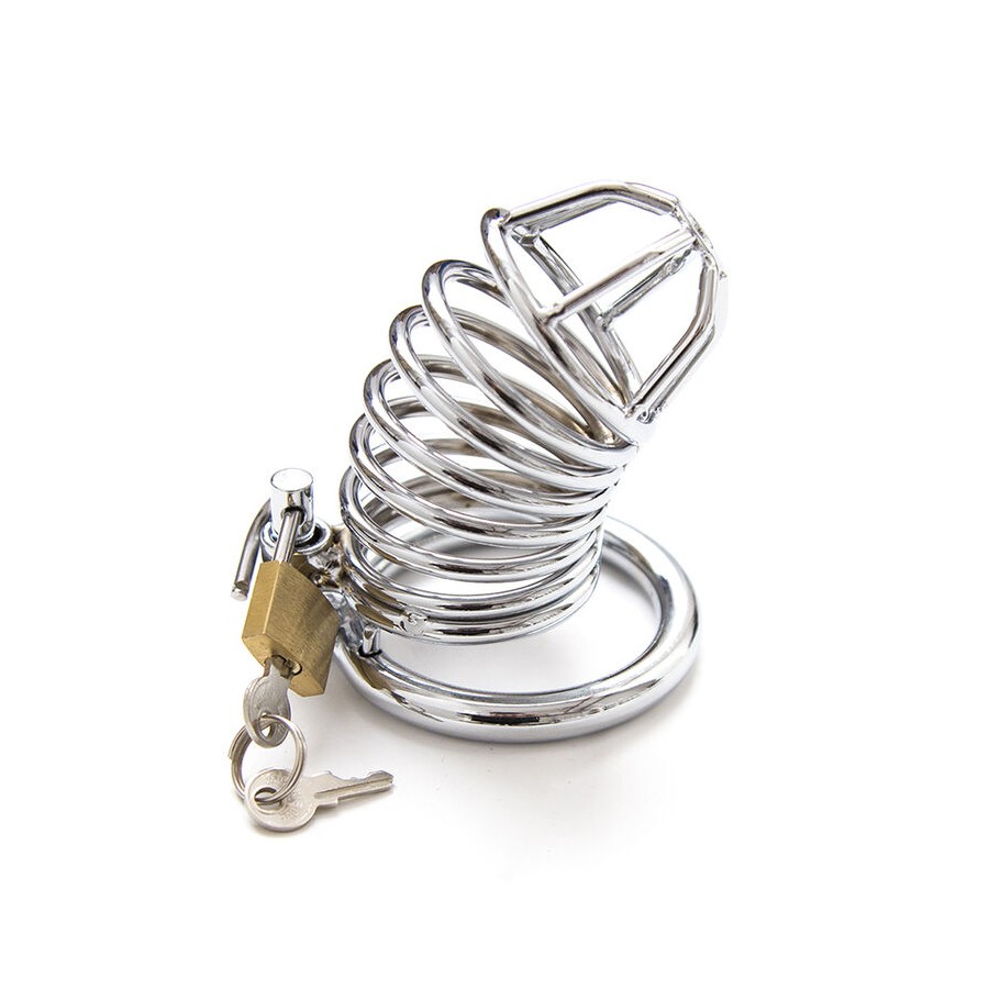 OHMAMA FETISH - METAL CHASTITY CAGE SIZE S