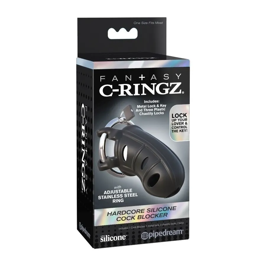 FANTASY C-RINGZ - EXTREME SILICONE COCK BLOCKER
