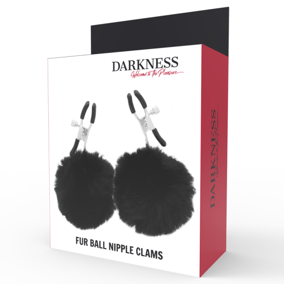 DARKNESS - NIPPLE Clamps WITH POM POMS 1