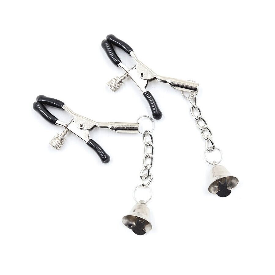 OHMAMA FETISH - NIPPLE Clamps WITH CHAIN AND BELLS