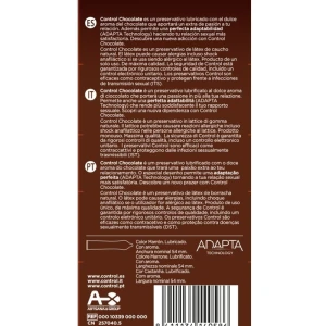 CONTROL ADAPTA ШОКОЛАДНЫЕ КОНДОМЫ 12 ШТУК