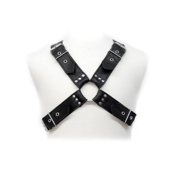 LEATHER BODY BUCKLES HARNESS
