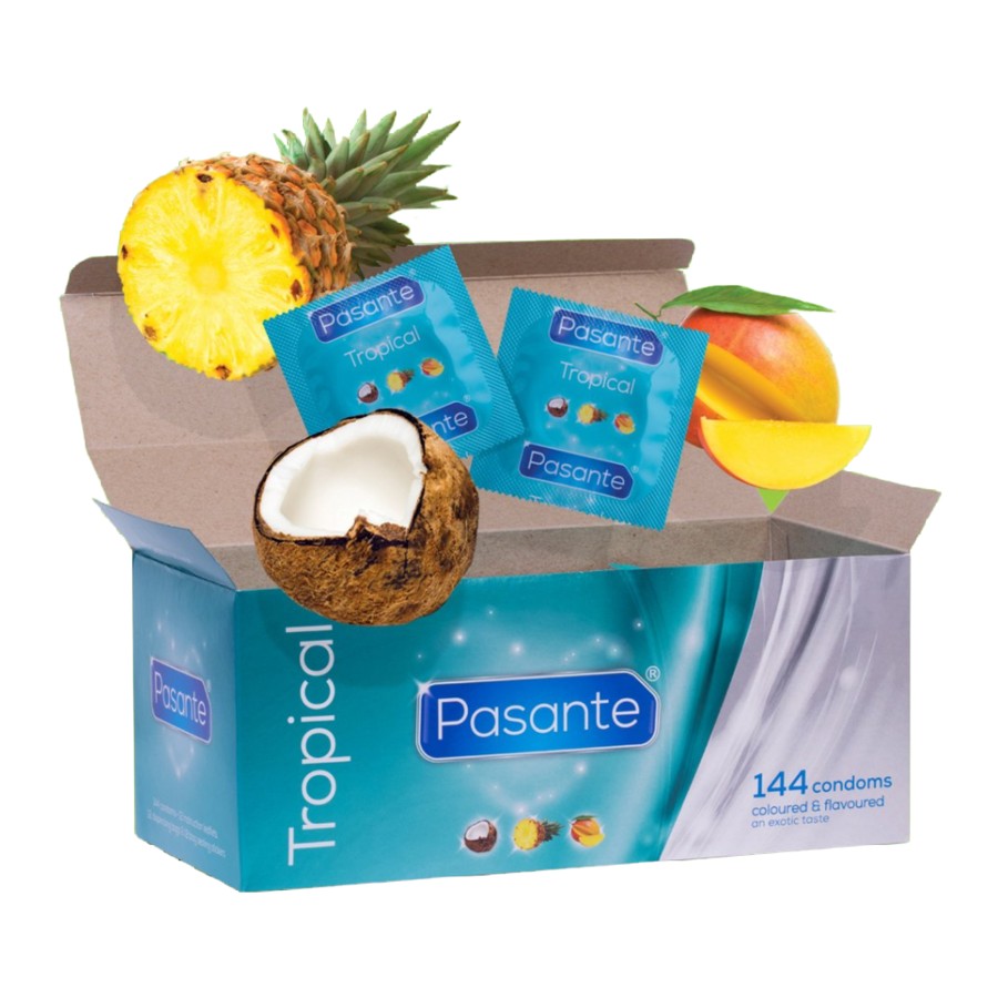 PASANTE - PRESERVATIVI SAPORI TROPICALI 144 UNIT
