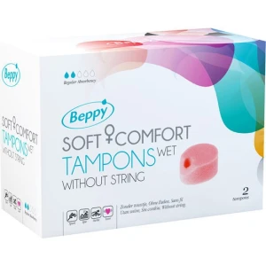 BEPPY - МЯГКИЕ КОМФОРТНЫЕ ТАМПОНЫ ВЛАЖНЫЕ 2 ШТУКИ