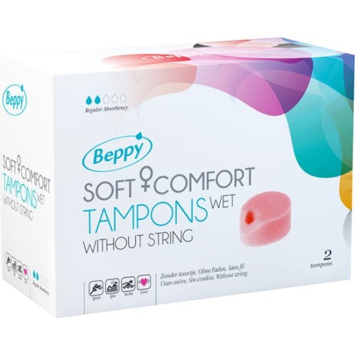 BEPPY - МЯГКИЕ КОМФОРТНЫЕ ТАМПОНЫ ВЛАЖНЫЕ 2 ШТУКИ