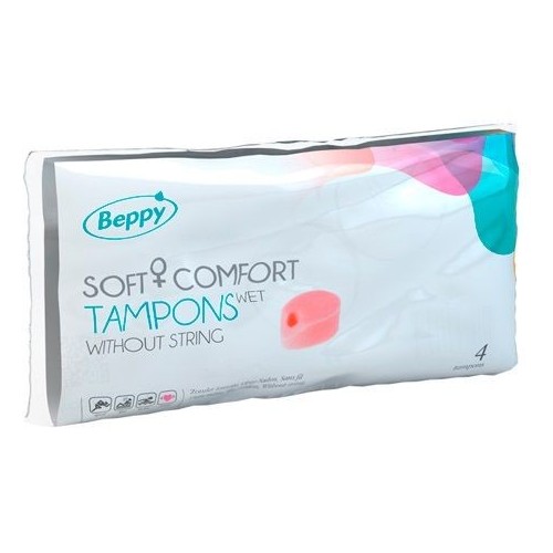 BEPPY - МЯГКИЕ КОМФОРТНЫЕ ТАМПОНЫ ВЛАЖНЫЕ 4 ШТУКИ