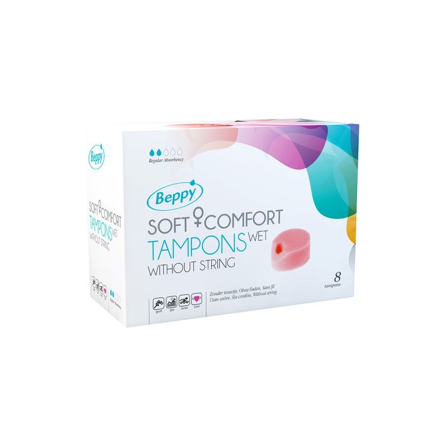 BEPPY - МЯГКИЕ КОМФОРТНЫЕ ТАМПОНЫ ВЛАЖНЫЕ 8 ШТУК