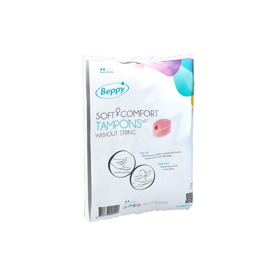 BEPPY - МЯГКИЕ КОМФОРТНЫЕ ТАМПОНЫ ВЛАЖНЫЕ 30 ШТУК