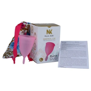 NINA KIKÍ - COPPA MESTRUALE ROSA TAGLIA L