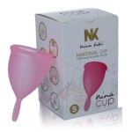 МЕНСТРУАЛЬНАЯ ЧАША NINA CUP, РАЗМЕР РОЗОВАЯ S