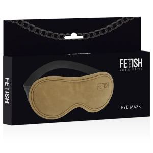 FETISH SUBMISSIVE ORIGEN - МАСКА ИЗ ВЕГАНСКОЙ КОЖИ С ПОДКЛАДКОЙ ИЗ НЕОПРЕНА