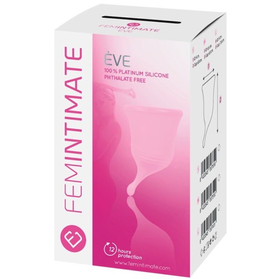 FEMINTIMATE - EVE NEW SILICONE MENSTRUAL CUP SIZE L