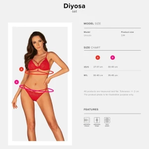 OBSESSIVE - НАБОР ИЗ ДВУХ КОМПЛЕКТОВ DIYOSA