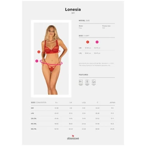 OBSESSIVE - LONESIA SET DUE PEZZI L/XL