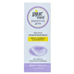 PJUR MED SENSITIVE GLIDE - Водный лубрикант на водной основе 2 мл
