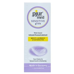 PJUR MED SENSITIVE GLIDE - Водный лубрикант на водной основе 2 мл