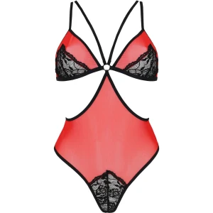 PASSION - PEONIA CORPO LINEA EROTICA ROSSO L/XL