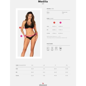 OBSESSIVE - КОМПЛЕКТ ИЗ ДВУХ ЧАСТЕЙ MEDILLA