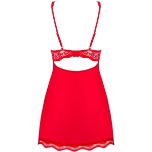 OBSESSIVE - LUVAE BABYDOLL  TANGA ROSSO S/M