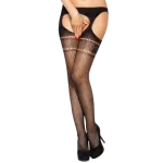 PASSION - COLLANT CON GIARRETTIERA BS002 NERO