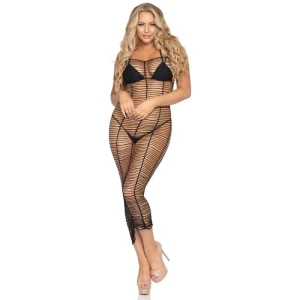ПЛАТЬЕ MAXI LEG AVENUE ГОРИЗОНТАЛЬНАЯ СЕТКА ONE SIZE