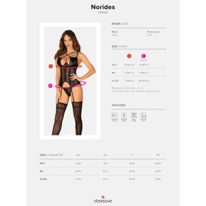 OBSESSIVE - CORSET  STRING NORIDES M/L