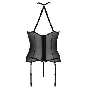 PASSION - CORSETTO SATARA LINEA EROTICA ROSSO L/XL