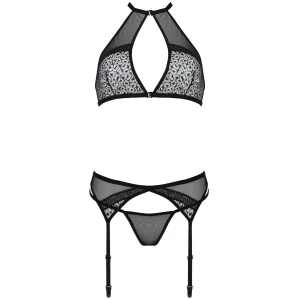 PASSION - SET SATARA LINEA EROTICA ROSSO L/XL