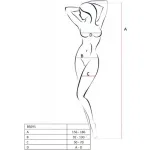 PASSION - BS095 BODYSTOCKING BIANCO TAGLIA UNICA