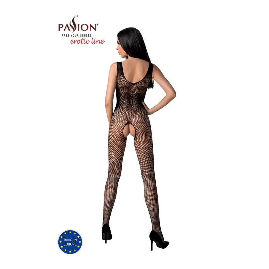 PASSION - BS098 BODYSTOCKING BIANCO TAGLIA UNICA