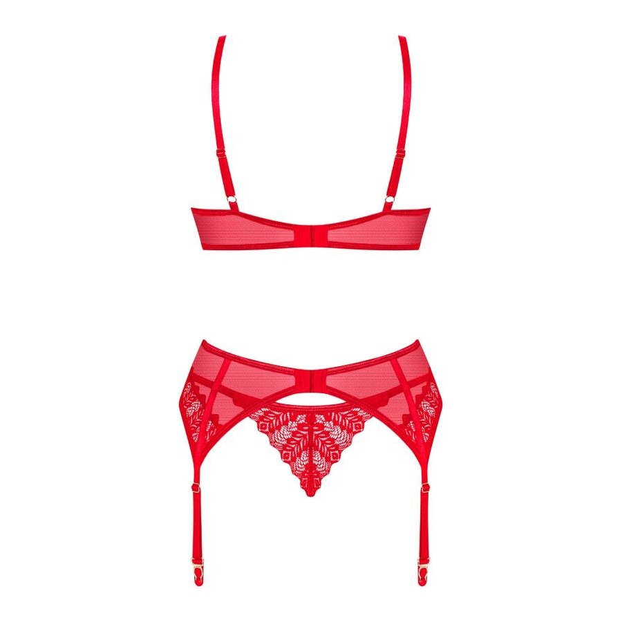OBSESSIVE - INGRIDIA THREE PIECES RED
