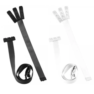 BYE-BRA - ADAPTATEUR DE SOUTIEN-GORGE À DOS OUVERT NOIR  BLANC