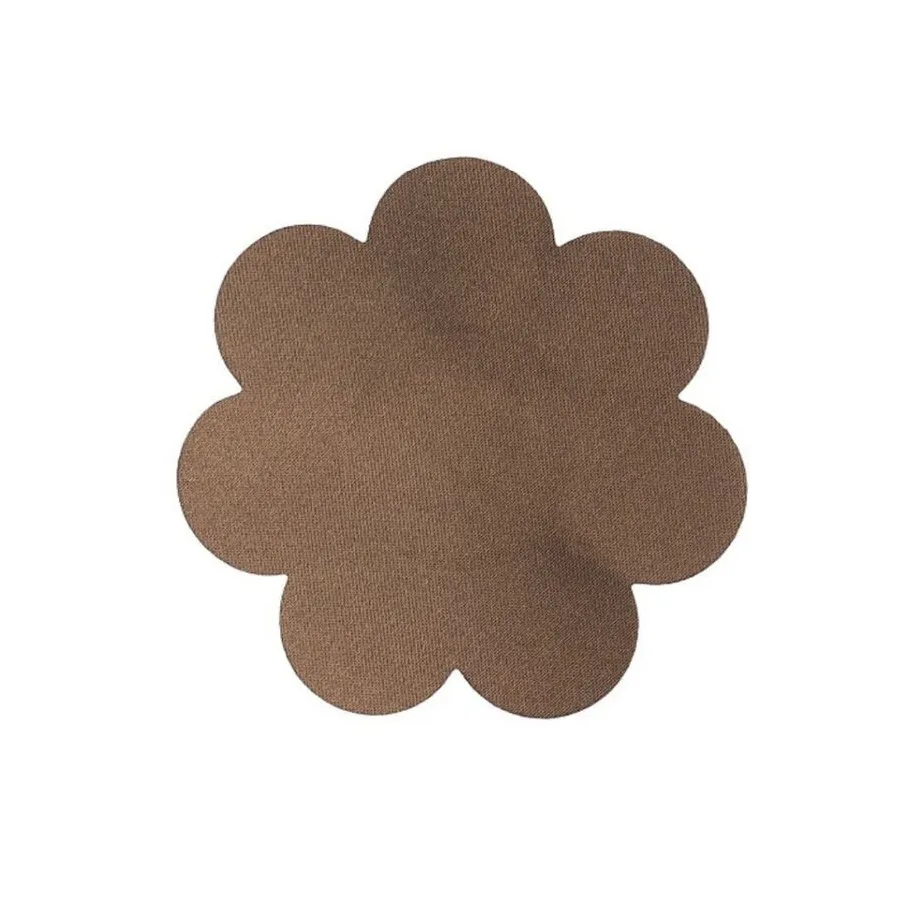 BYE-BRA - NASTRO CORPO 5 M X 6,5 CM + 3 PAIA DI COPRI CAPEZZOLI MARRONE