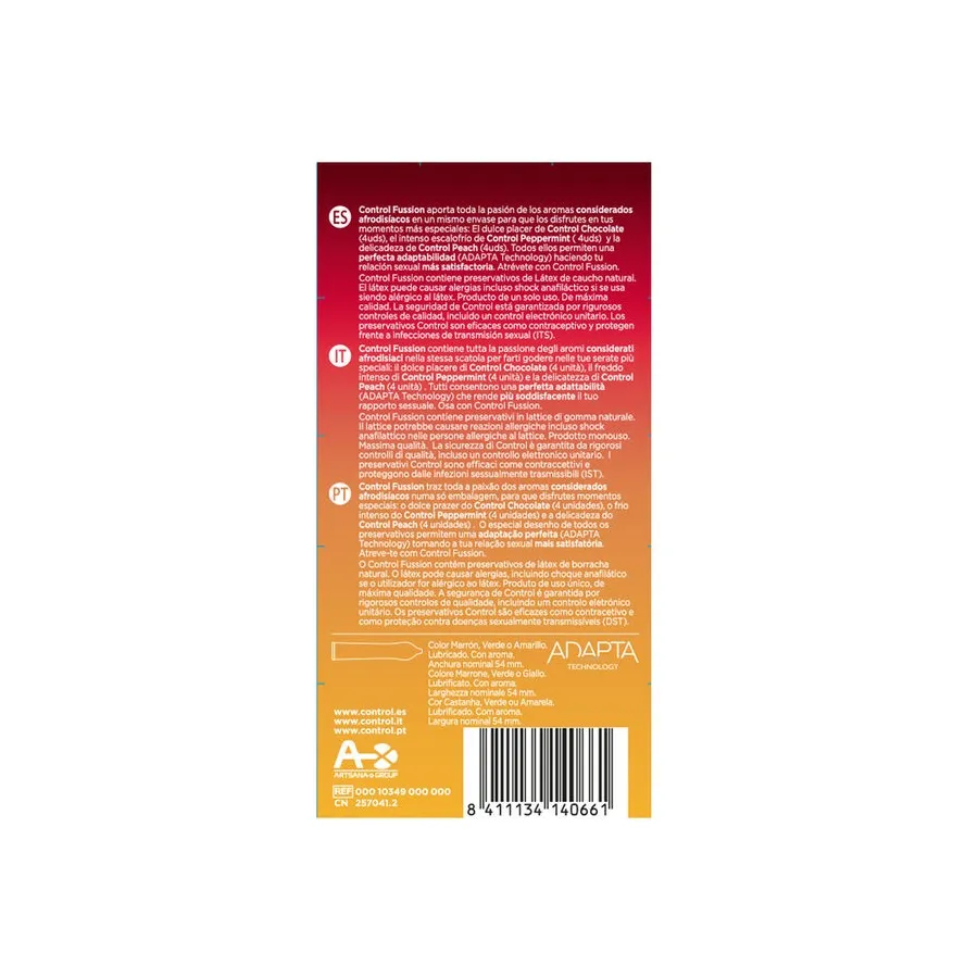CONTROL - FUSSION CONDOMS 12 UNITS