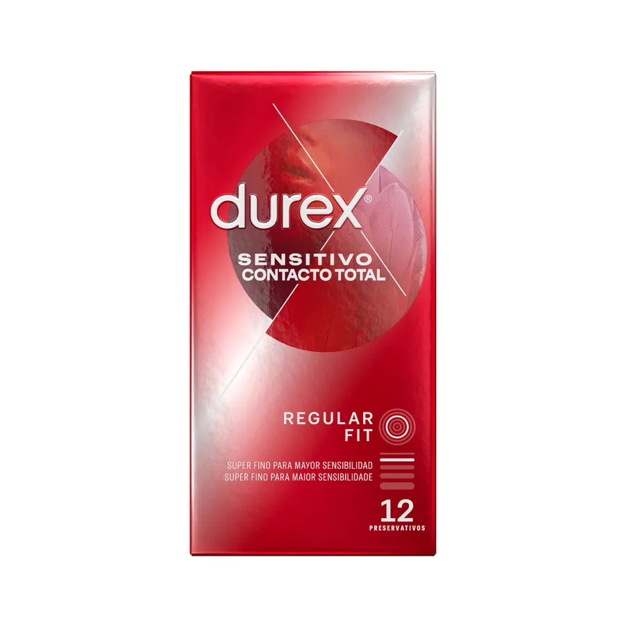 DUREX - SENSITIVE CONTACT TOTAL 12 UNITS | Pasio