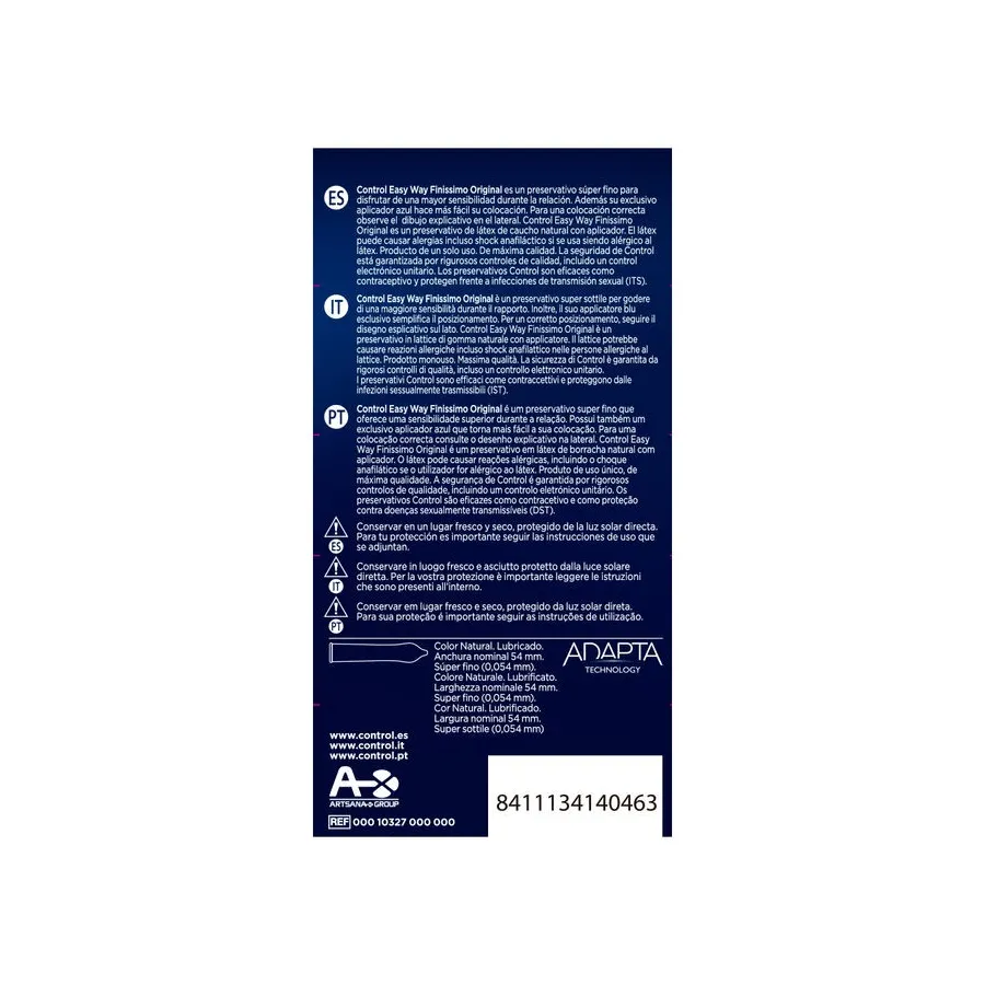 CONTROL ADAPTA EASY WAY FINISSIMO 10 UNITS