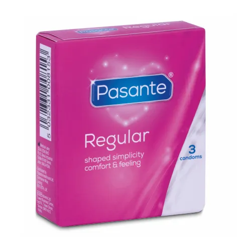 PASANTE - PRÉSERVATIFS GAMME RÉGULIÈRE 3 UNITÉS