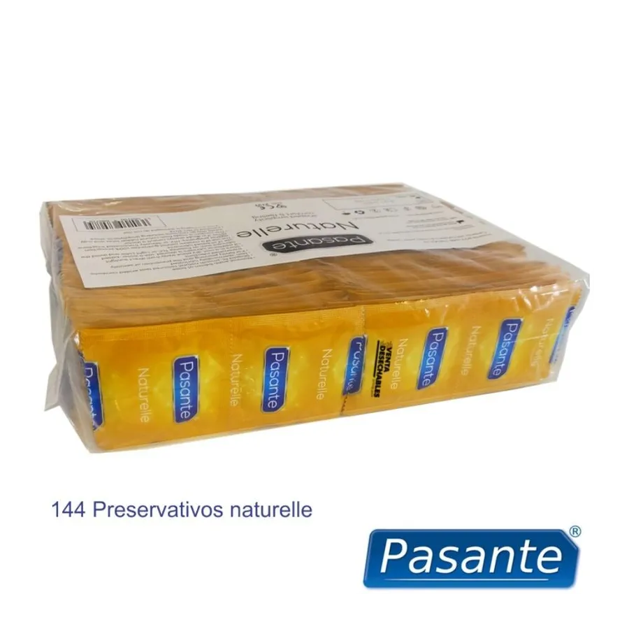 PASANTE CONDOMS NATURELLE BAG 144 UNITS