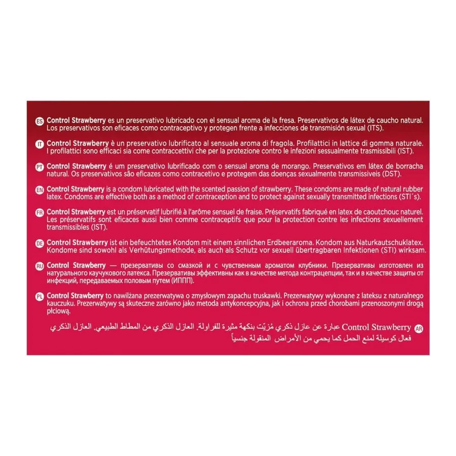 CONTROL - PRESERVATIVI ADAPTA ALLA FRAGOLA 144 UNITÀ