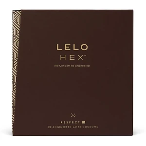 LELO - PRÉSERVATIFS HEX RESPECT XL 36 PACK