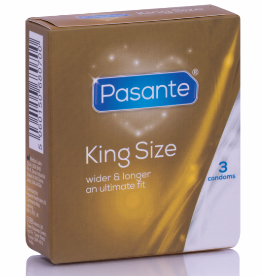 PASANTE - PRESERVATIVOS KING SIZE 3 UNIDADES