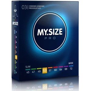 ПРЕЗЕРВАТИВЫ MY SIZE PRO 53 ММ 3 ЕДИНИЦЫ