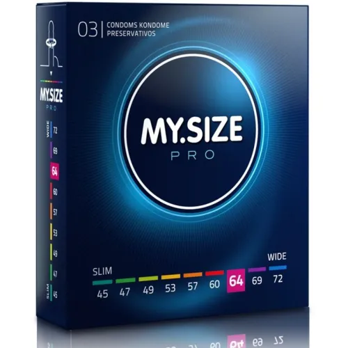 ПРЕЗЕРВАТИВЫ MY SIZE PRO 64 ММ 3 ЕДИНИЦЫ
