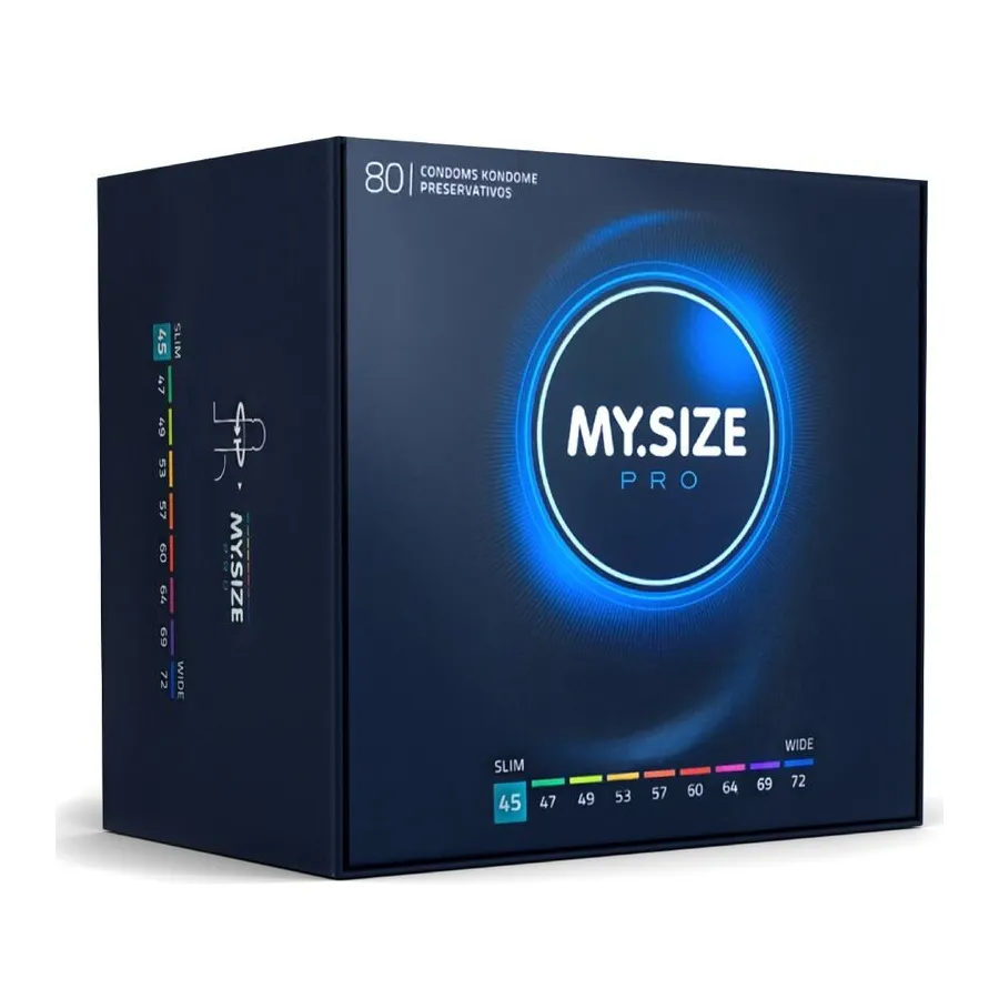 MY SIZE PRO CONDOMS 45 MM 80 UNITS