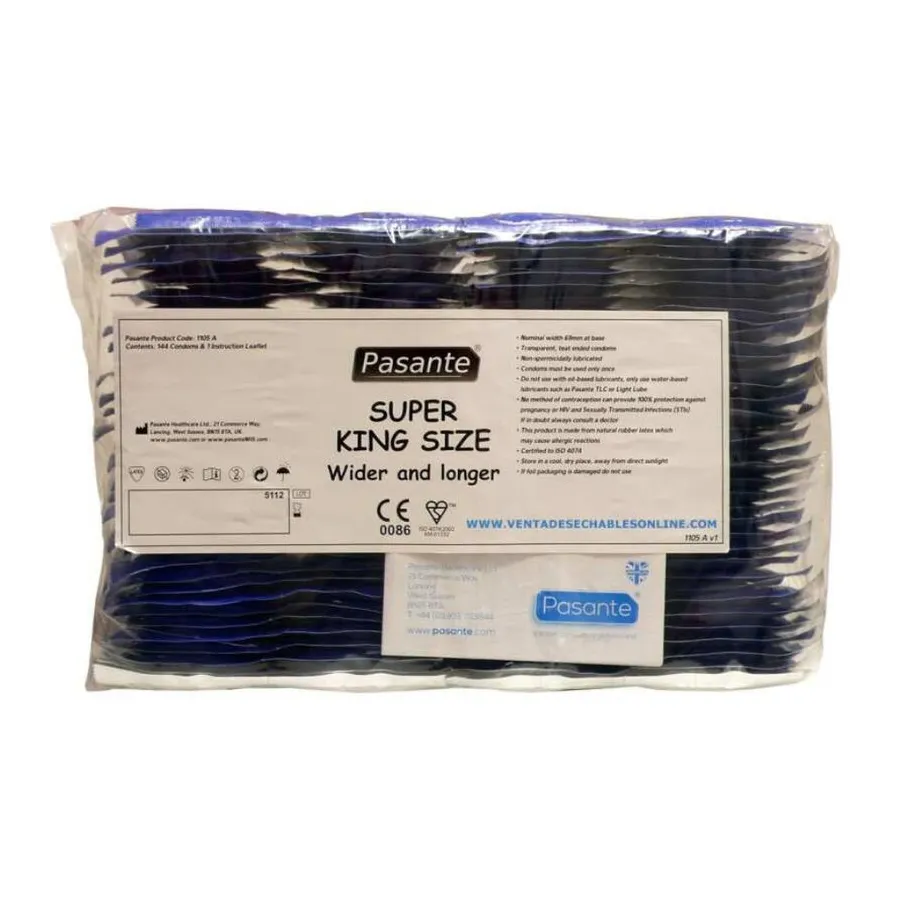 PASANTE - PRESERVATIVI TAGLIA SUPER KING BAG 144 UNIT