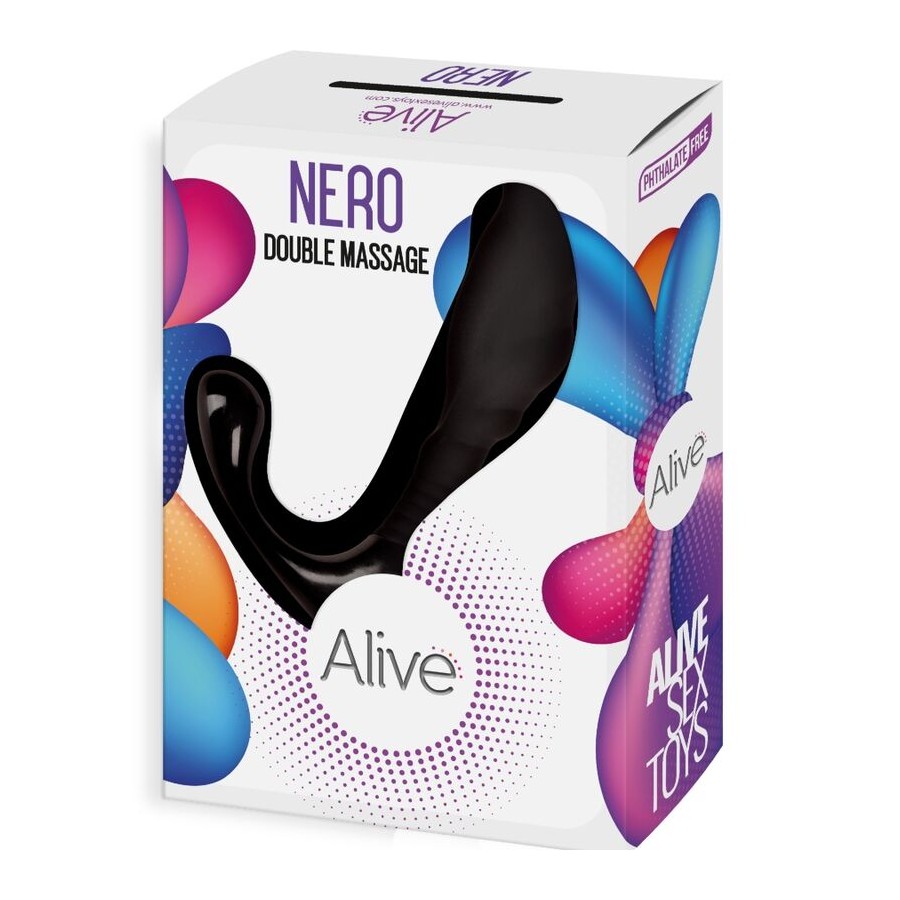 ALIVE - NERO DOUBLE MASSAGER ANAL  PROSTATIC